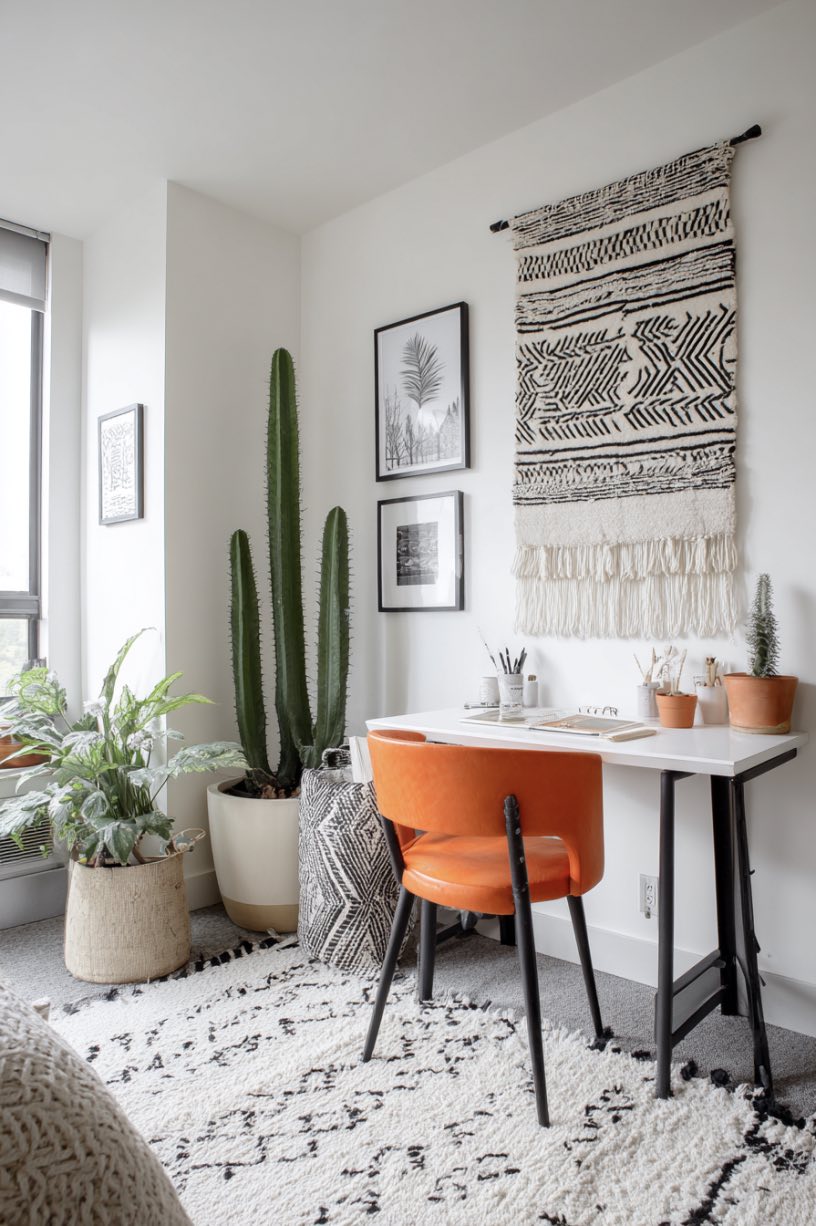 Modern Patterns in a Petite Space