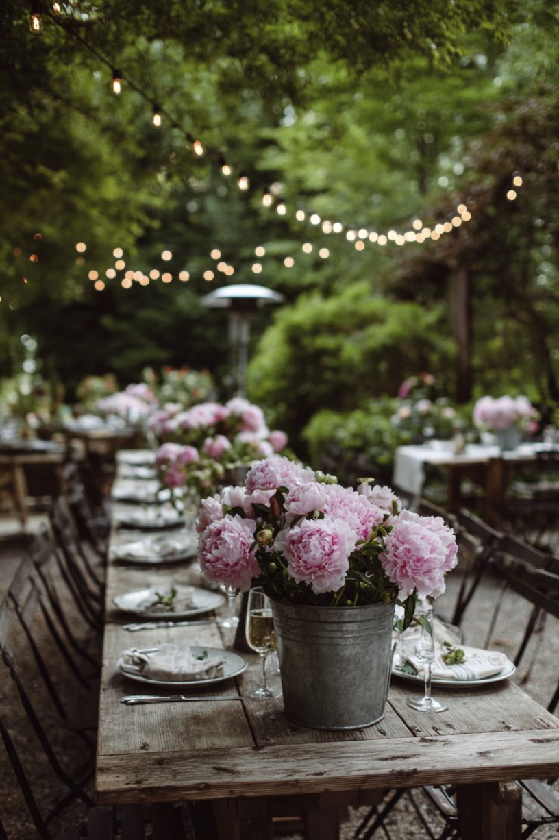 Garden Glow and Peony Romance