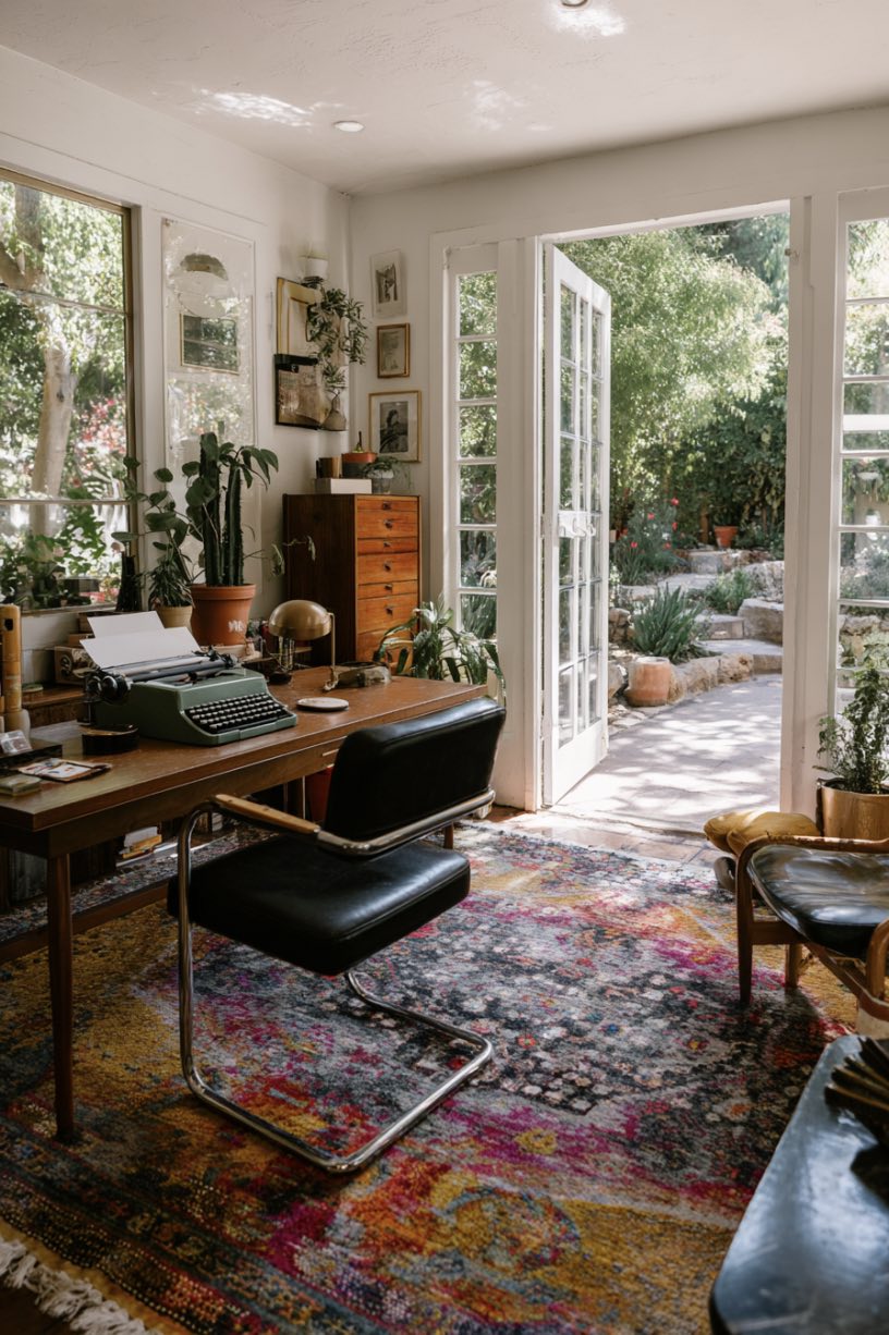 Boho Garden Office Escape