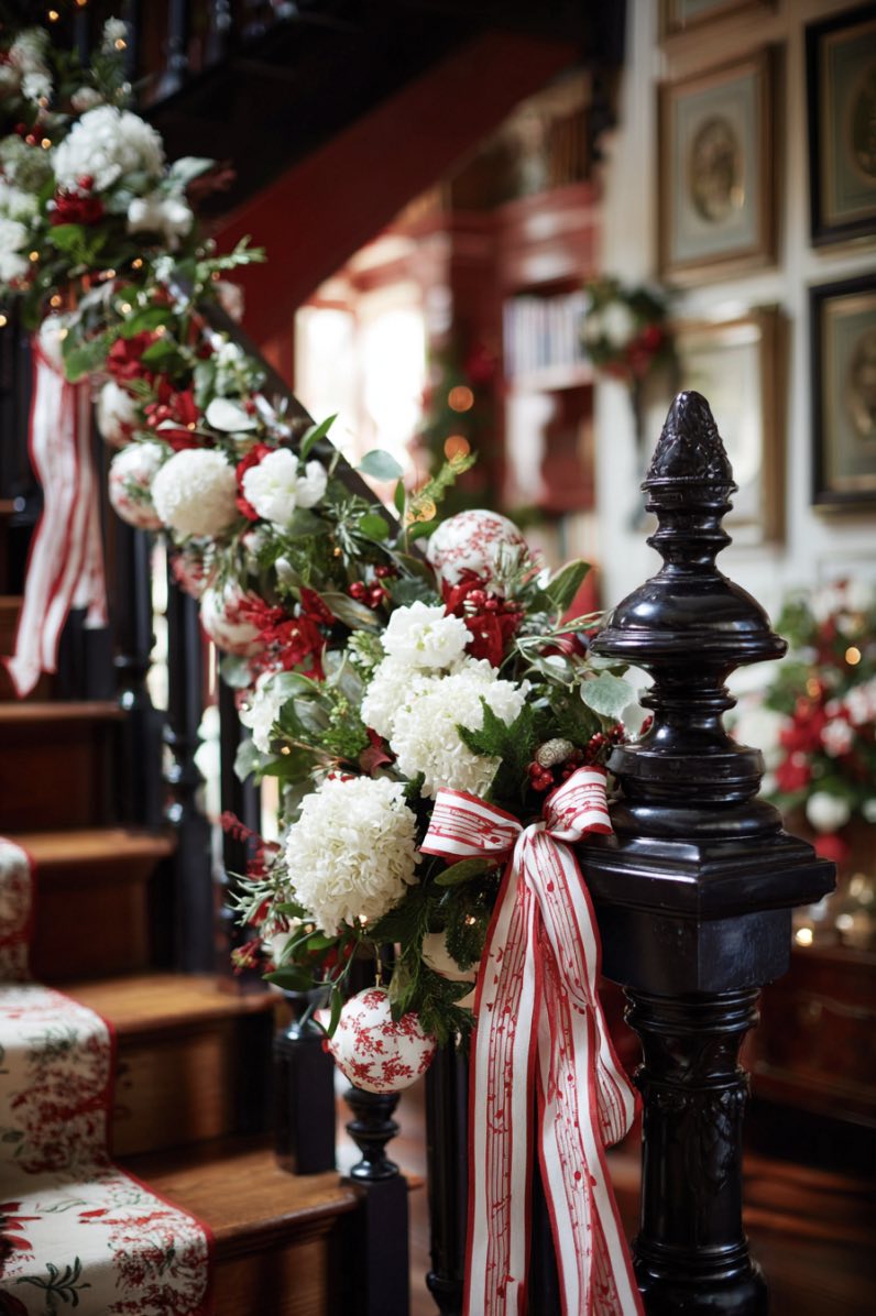 Festive Staircase Flair