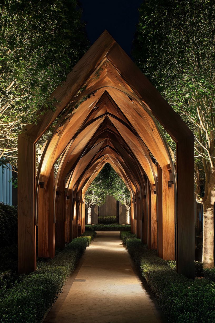 Under the Arch of Light and Shadow