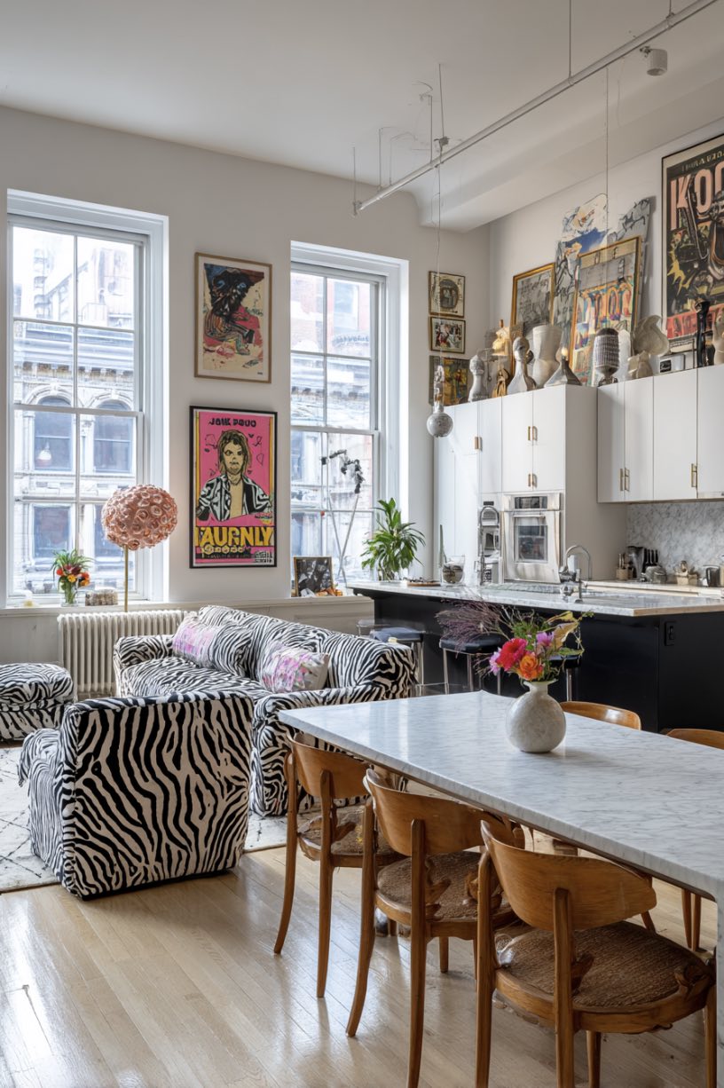 Eclectic Energy in a New York Loft