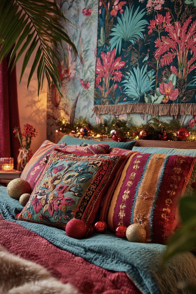 Tropical Cheer Meets Holiday Sparkle