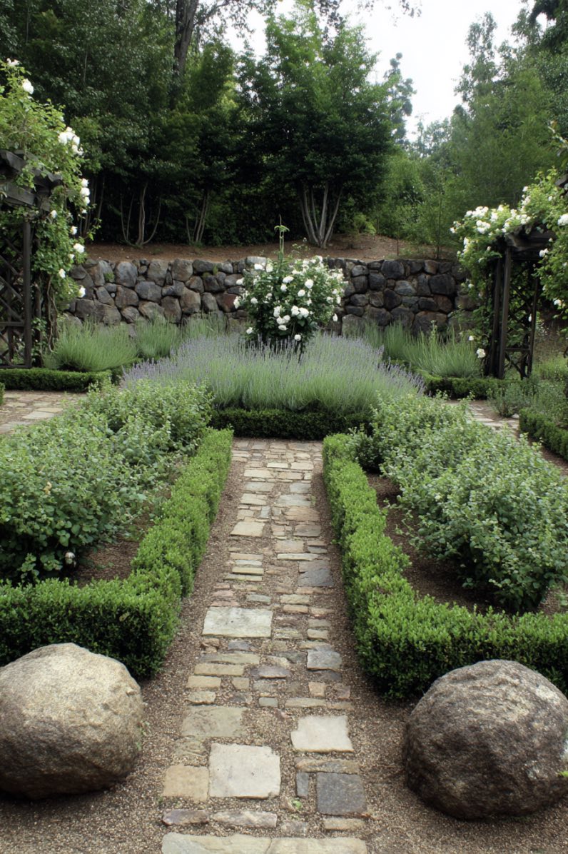 Boxwood Borders in Organic Garden Bliss