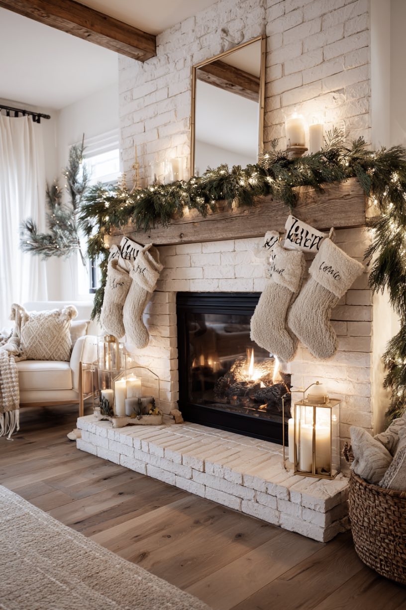 Cozy Fireplace Glow