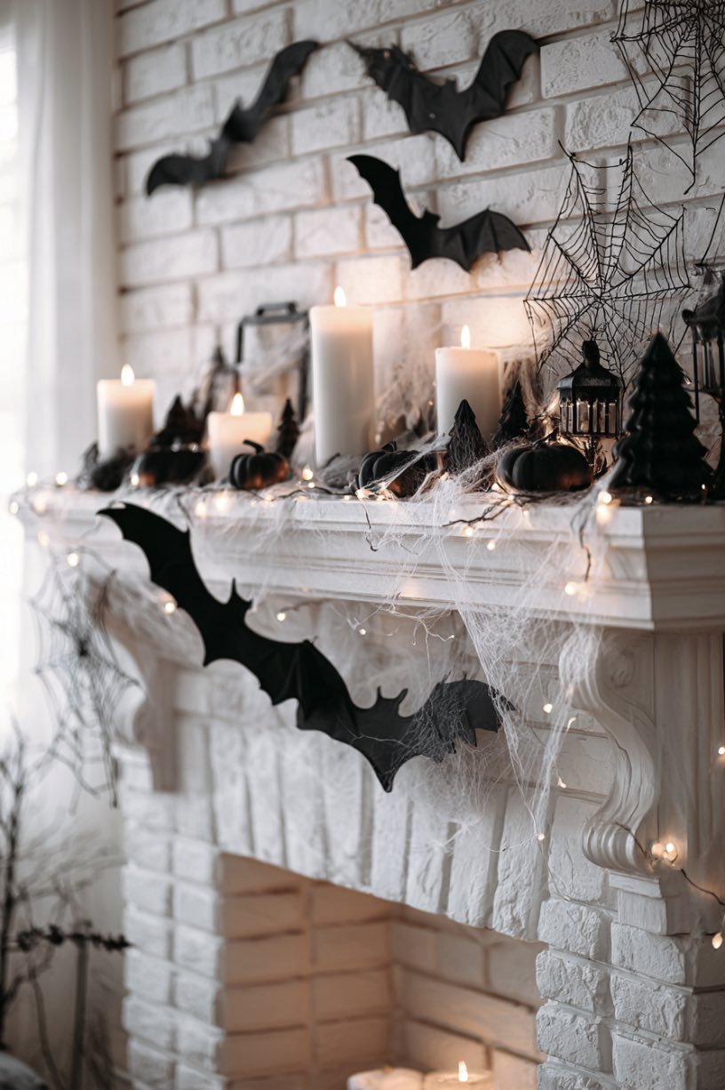 Whimsical Halloween Fireplace Magic