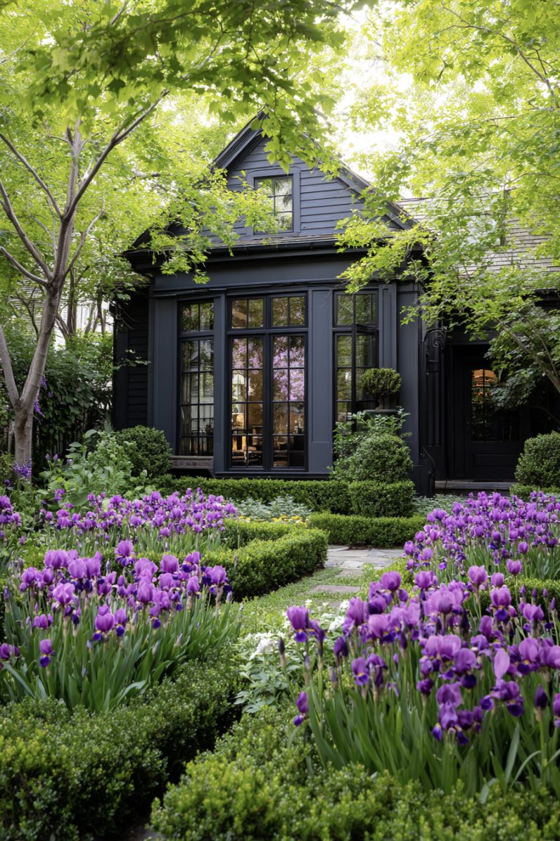 Bold Boxwood Lines in Stoffer-Inspired Garden