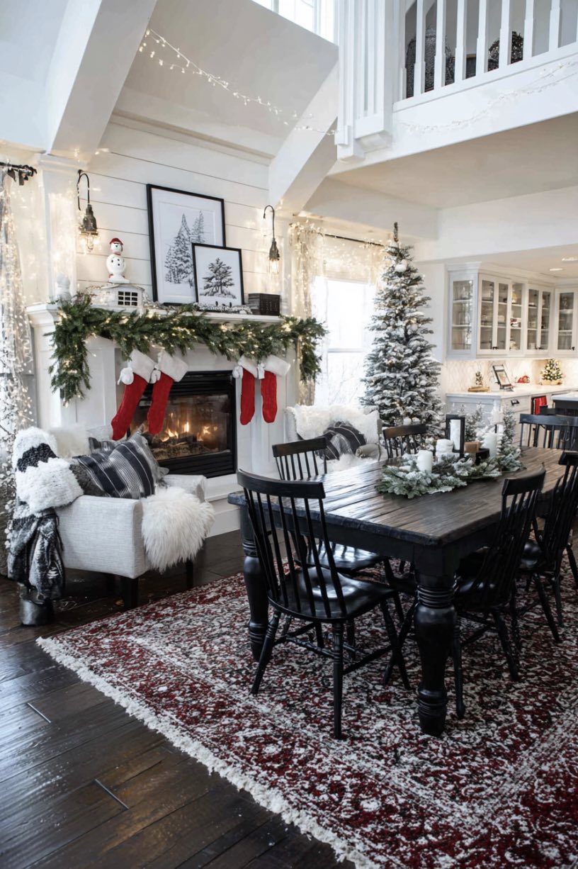 11. Farmhouse Living Room Christmas Gathering