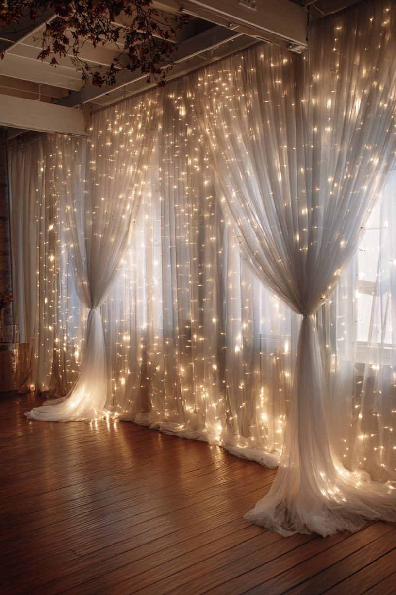 Twinkle Light Backdrop