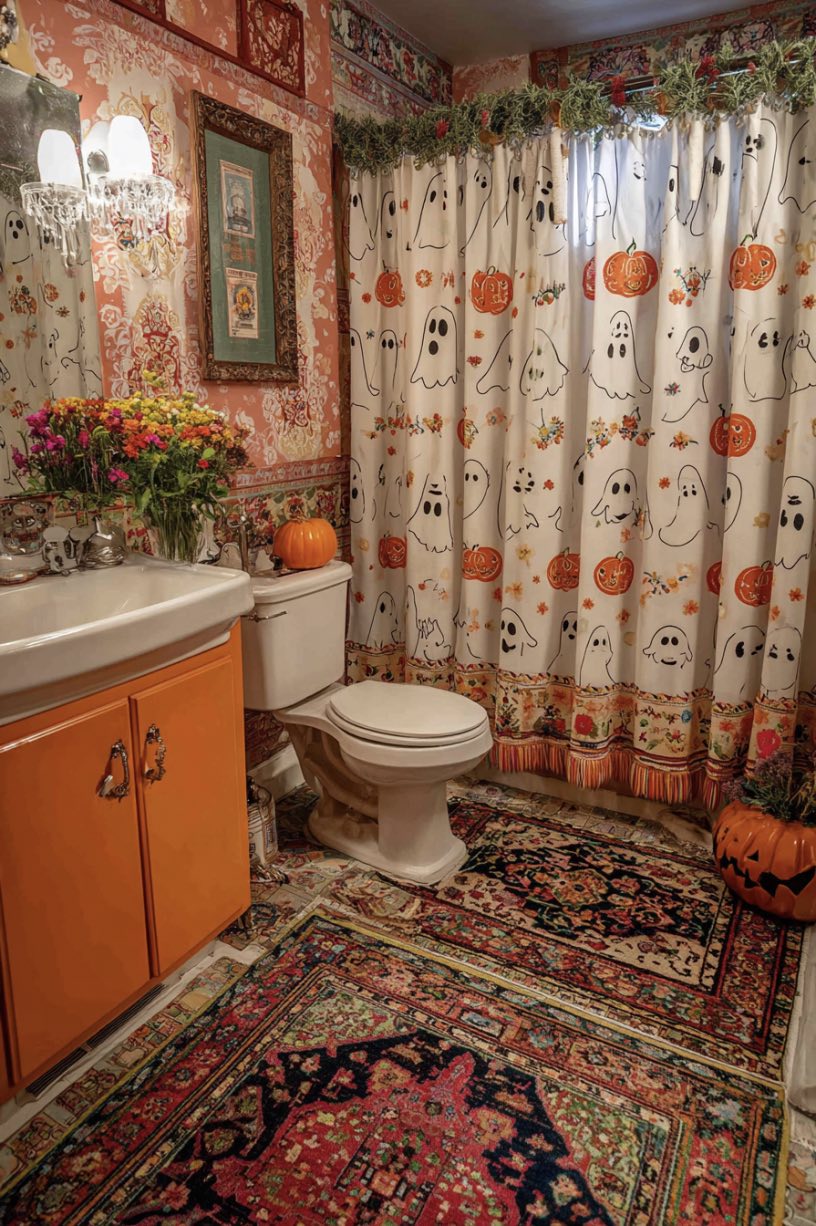 Ghostly Curtain Charm