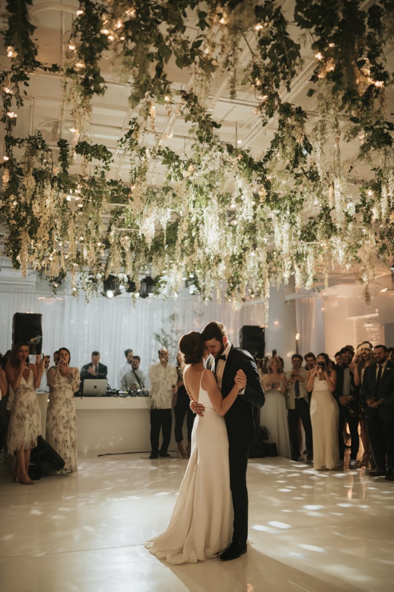 Minimalist Wedding Dance Floor Magic