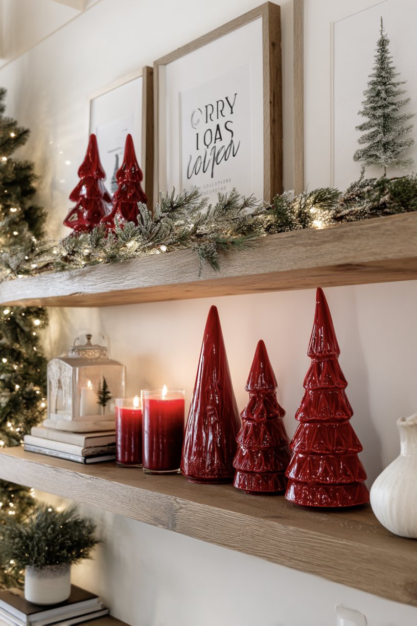 Festive Open Shelving