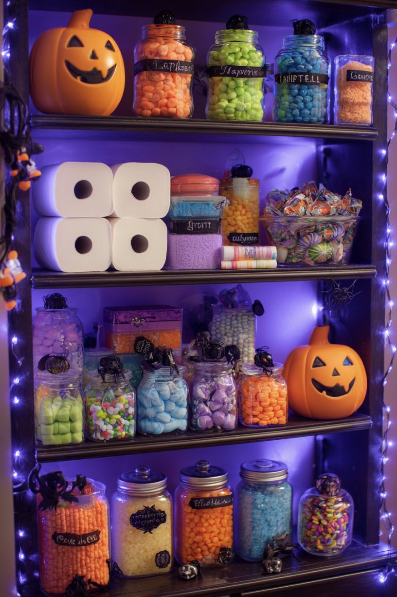 Shelf of Spooky Treasures