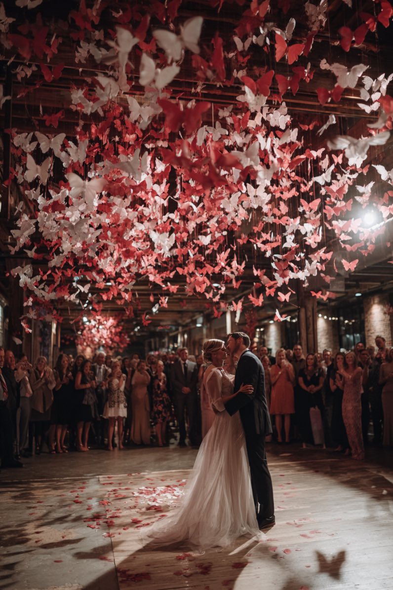 Whimsical Butterfly Wedding Dance
