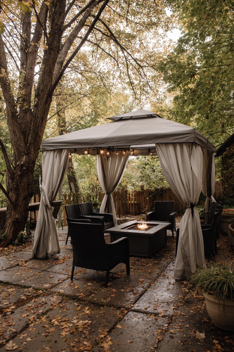 Cozy Canopy for Crisp Evenings