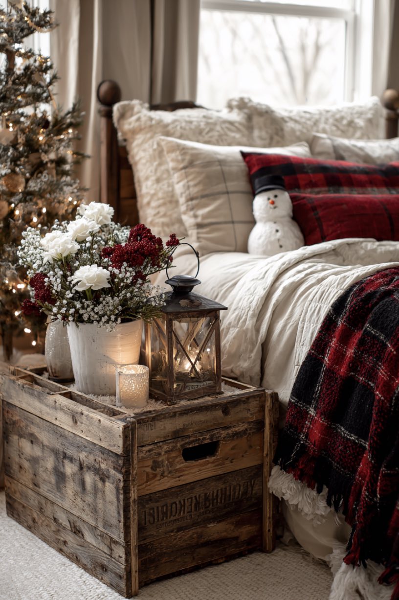 Rustic Bedside Cheer