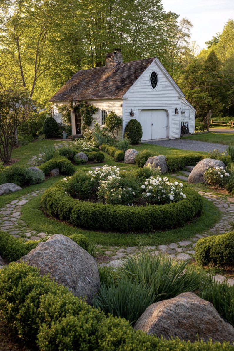Circular Boxwood Harmony
