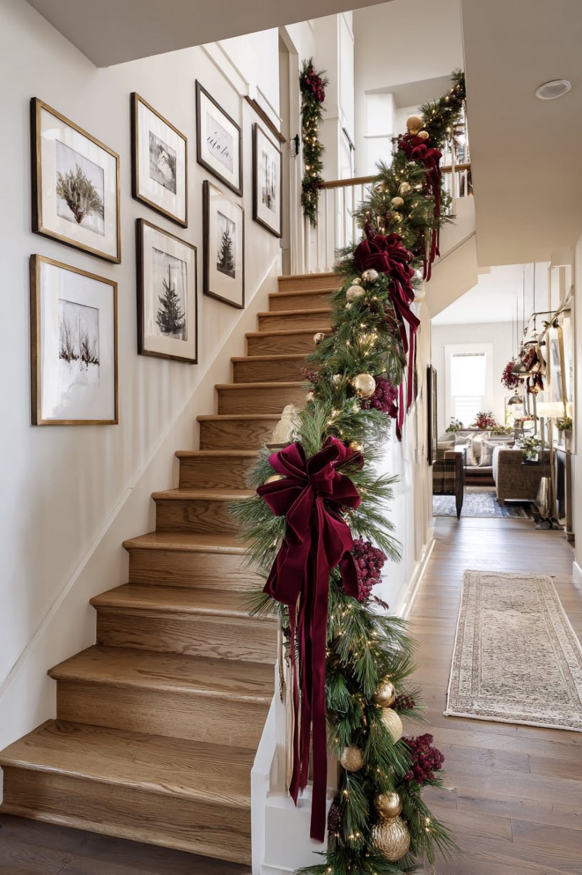 Festive Staircase Charm