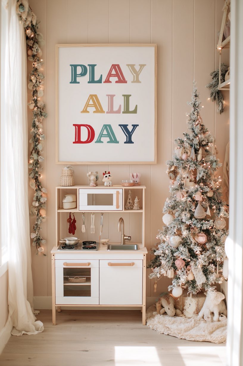Tree Beside the Toy Kitchen