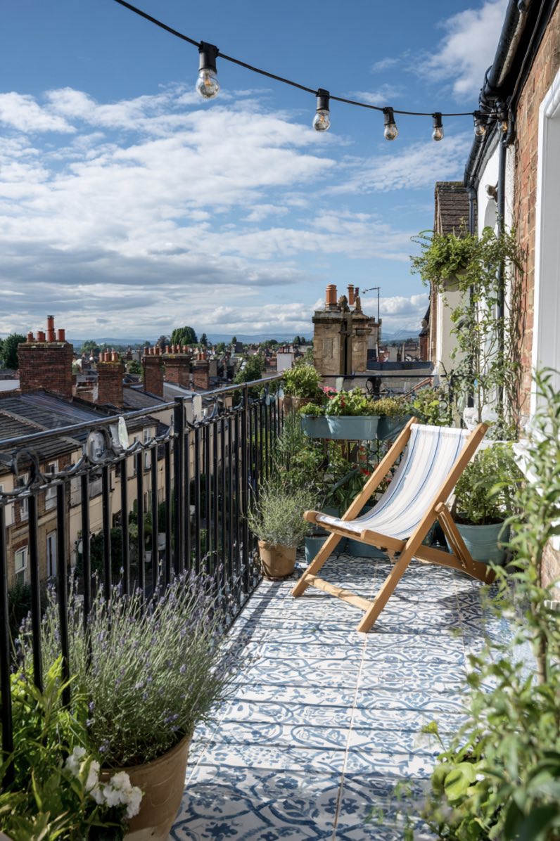 Rooftop Views for Small Balcony Ideas
