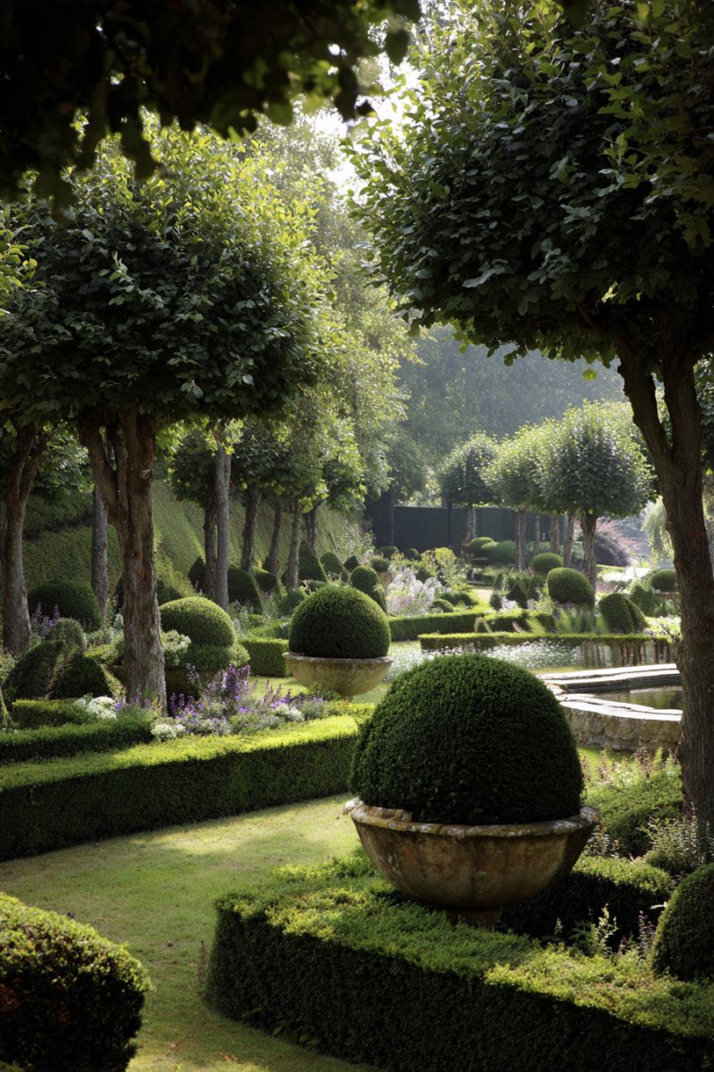 Structured Boxwood Elegance