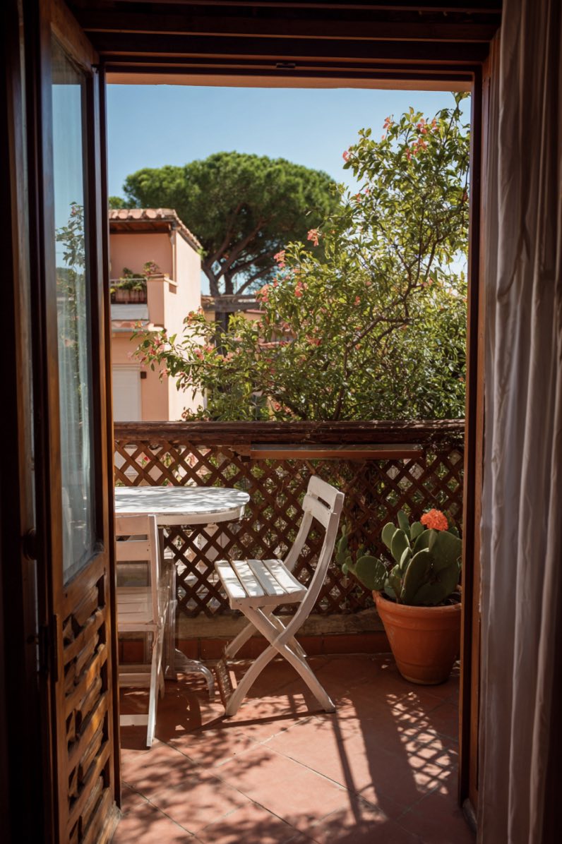 Terracotta Charm for Small Balcony Ideas