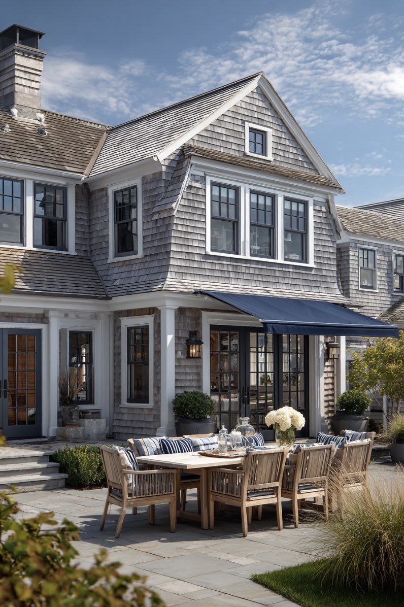 Nantucket Charm with a Pop of Blue