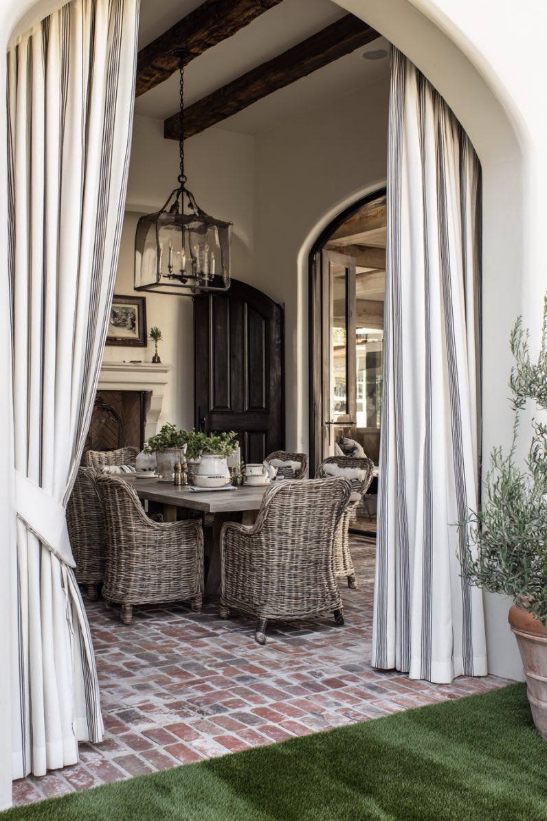 Striped Archway Elegance
